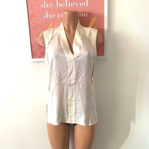 Theory 100% Silk Sleeveless Blouse